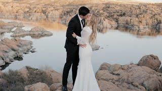 Kali & Jacob // Gilbert and Watson Lake Wedding Preview {Arizona wedding videographer}