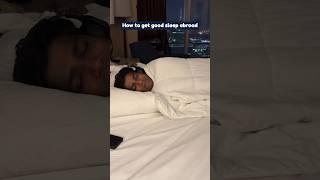 How to get good sleep abroad | Manish Kharage #shorts