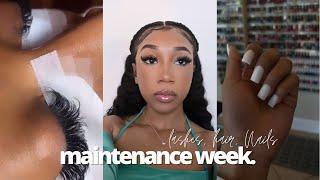 $500 beauty maintenance vlog: lash, nail + hair appts, skincare and more!! ⎜curology