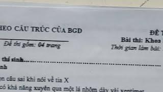 Chữa Đề Thi Thử Chuẩn Cấu Trúc Lần 2