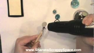 Sharon's Quick Tips Making Glitter Brads