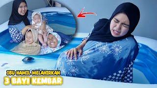 IBU HAMIL MELAHIRKAN 3 BAYI DIKOLAM RENANG  Bayi Kembar