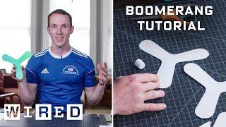 How to Make and Throw an Indoor Boomerang | WIRED