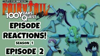 FAIRY TAIL 100 YEARS QUEST EPISODE 2 REACTION!!!  The Sea of Dragons!