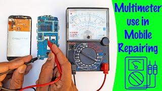 How to use multimeter SAMWA 360TR  in mobile phone repairing to trace fault Tutorial#4