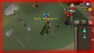 How To PK With a 50 Attack Zerker Using A Granite Hammer (OSRS)