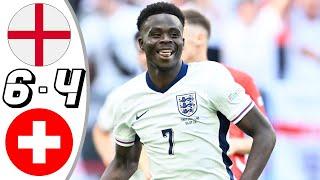 England vs Switzerland 1-1 Pen 5-3- All Goals & Highlights - Euro 2024