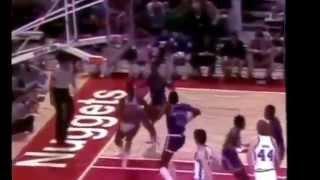 Nba David Thompson Touches The Top Of The Backboard 50 inch vertical