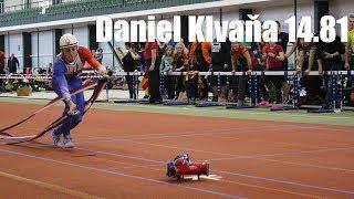 The National record of Czech Republic (Indoor) Daniel Klvaňa 14.81sec