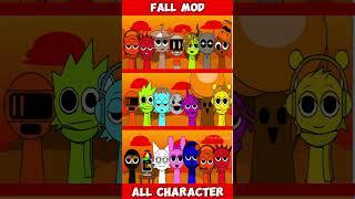 Incerdibox Sprunki But FALL MOD All Character MIX VERSION