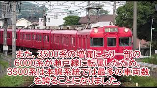 迷列車で行こう迷な鉄編 紅い主力電たち【名鉄3500系・3700系・3100系】