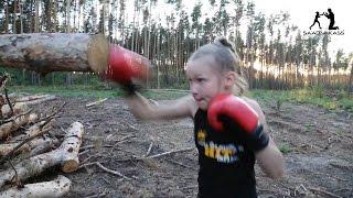 8-year-old boxing badass