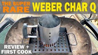 WEBER CHAR Q: The RARE Weber Q Charcoal Grill! Features, Review, and First Cook!