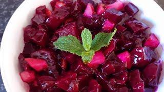 Healthy Beetroot Recipe.  How To Make Beetroot Salad. South African Food