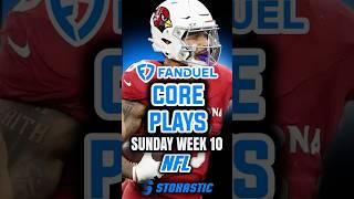 FanDuel NFL DFS Core Plays Sunday Main Slate, 11/10/24 | NFL DFS Picks Week 10