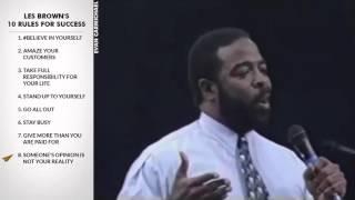 Les Brown's Top 10 Rules For Success