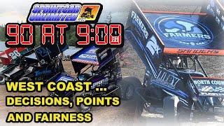 SprintCarUnlimited 90 at 9 for Tuesday, June 18th: Just the Facts about decisions, points, fairness