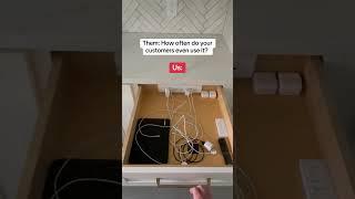 Remodel tip: add a charging drawer!