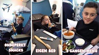 EERSTE KEER MET 3 KINDEREN BUSINESS CLASS VLIEGEN | #856