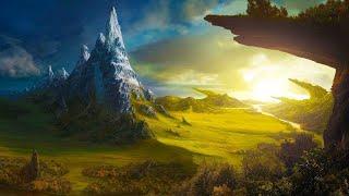 Beautiful New Age Female Vocal Relaxing Music for Meditation | Fantasy Art Landscapes in Background