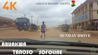 Abuakwa Tanoso To Sofoline Sunday Drive Kumasi Ghana 4K