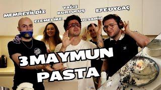 BOMBA EKİPLE 3 MAYMUN PASTA