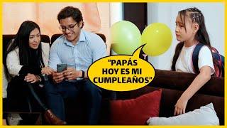 Padres olvidan el cumpleaños de su hija por estar muy ocupados