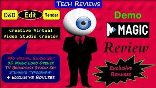 Magic Studio FX Review, Bonuses, Demo: Done-For-You 3d Virtual Studio To Produce Profitable Videos