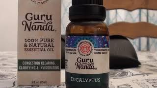 GURU NANDA Eucalyptus  Essential Oil  100% Pure & Natural Therapeutic Grade REVIEW