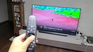 해외 직구 LG TV 매직리모컨 으로 LG U+TV 이용하기(LG OLED65C8PUA)