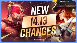 ALL NEW CHANGES for PATCH 14.13! - League of Legends