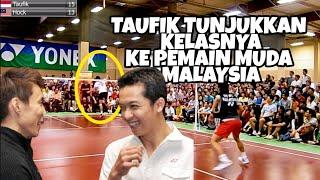 PERTANDINGAN TERBAIK TAUFIK HIDAYAT. Ada pegas di pergelangan. TRICKSHOT. pertandingan final!