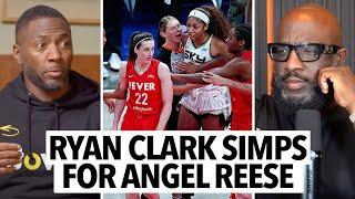 "RG3 Shouldn't Highlight White Wife..." Ryan Clark Simps, Talks Race With Angel Reese, Caitlin Clark