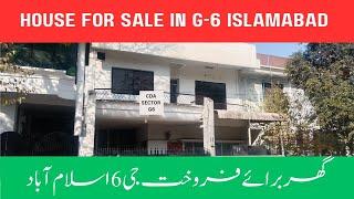 House for sale in g6 islamabad, House for sale in Islamabad