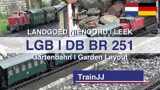 LGB Gartenbahn - Garden Layout | DB Diesel lok | DB BR 251 902-3 | Nienoord Leek - Netherlands | 4K