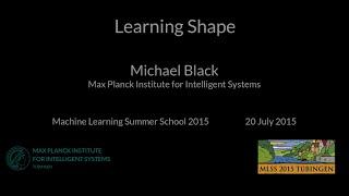 Optical Flow - Michael Black - MLSS 2013 Tübingen