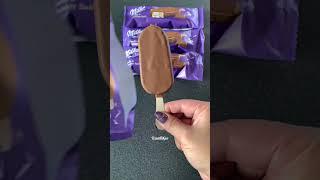 Milka Vanilla Chocolate Ice Cream | ASMR