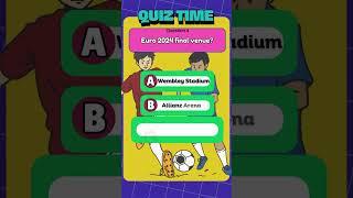 Euro 2024 Football Quiz: Test Your Knowledge! #shorts #quiz