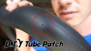 (DIY) How To Patch A Bike Tube Without A Patch Kit *House Hold Iteams*