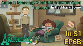 Anne In Massage Chair But Doesn't Want To Leave In Flashback Scene | Amphibia (S1 EP6B)