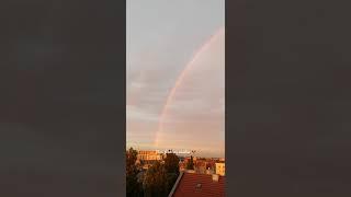 RAINBOW!!  This is the view from my window... #shorts #poznan #poland