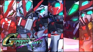 Gundam Astray Red Frame All Forms & Attacks | SD Gundam G Generation Cross Rays