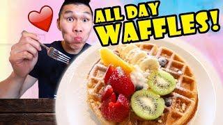 Eating WAFFLES All Day BREAKFAST LUNCH + DINNER || Life After College: Ep. 650