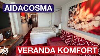 AIDAcosma: Verandakabine Komfort mit begehbarem Kleiderschrank (15078)