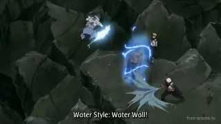 Naruto Shippuden Techniques - Water Style: Water Wall