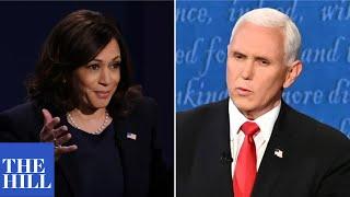 VP DEBATE | Mike Pence and Kamala Harris spar on climate change, fracking