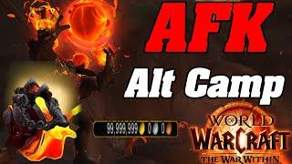 AFK Alt Camping! Make INSANE Gold! War Within Goldguide