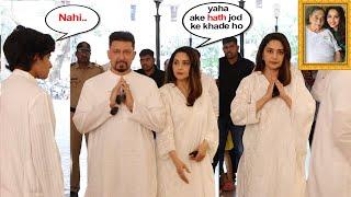 Madhuri Dixit's Well Mannered Son Refuzed To Obey Rituals At Dadi Snehalata Dixit's Prayer Meet.Why?