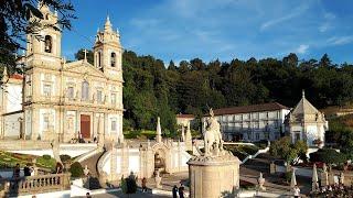 Брага - город архиепископства и католической церкви  Португалия [4K]