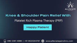 Hear from our satisfied patient Mrs Nalini Kumari at Alleviate Pain Clinic!